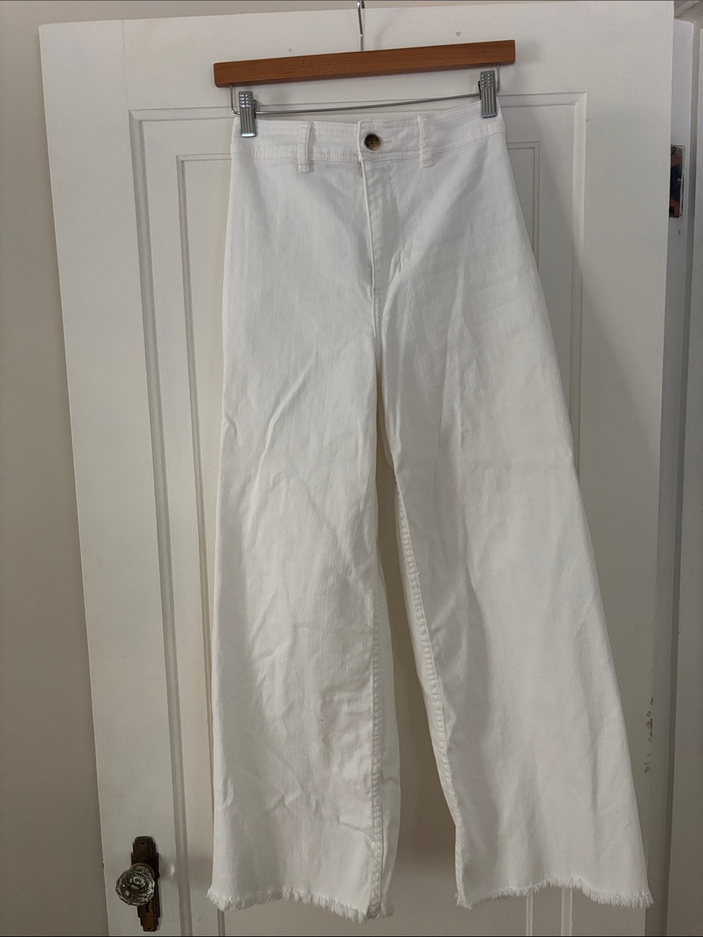 Billabong White Wide-Leg High-Rise Jeans